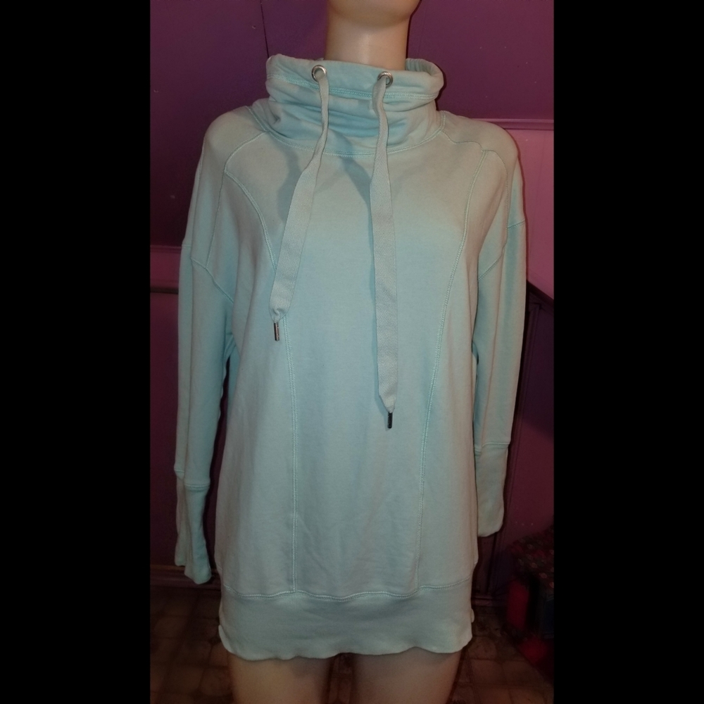 Zella women's cowl drawstring neck Sweatshirt sz m
